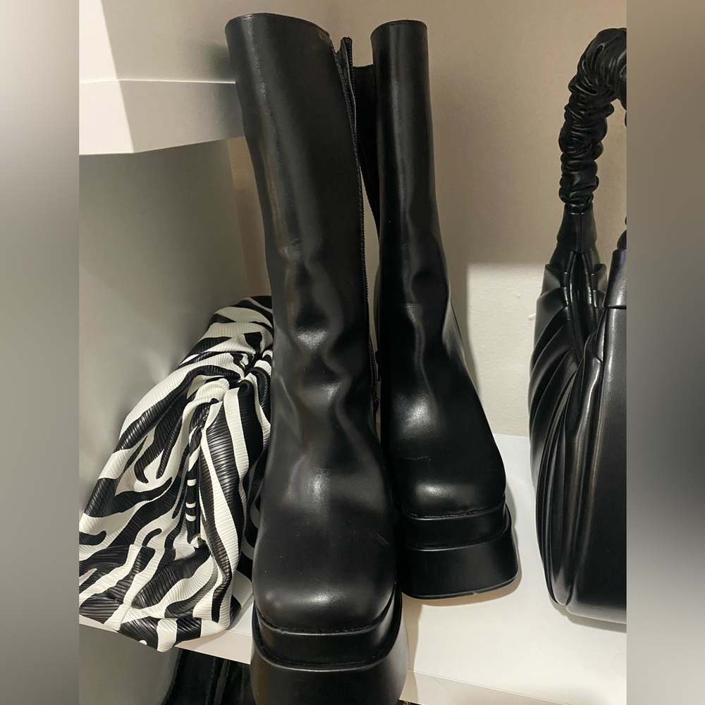 Platform booties